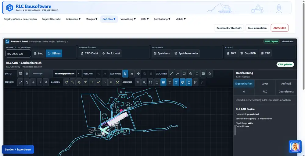 RLC Bausoftware CAD und Geo